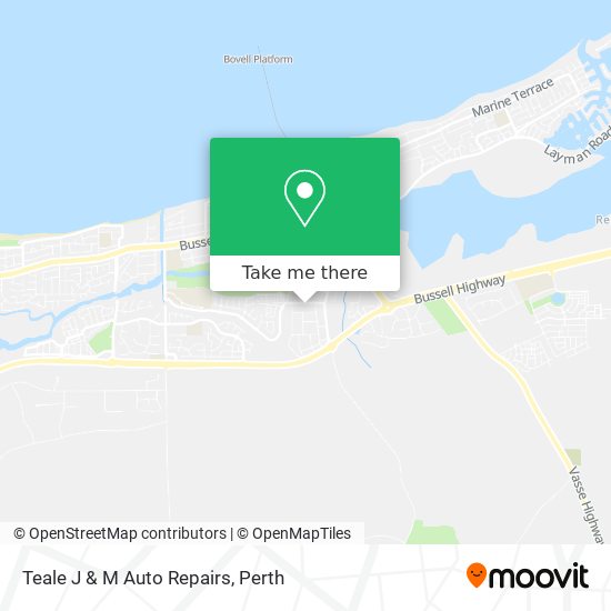 Teale J & M Auto Repairs map