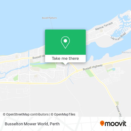 Busselton Mower World map