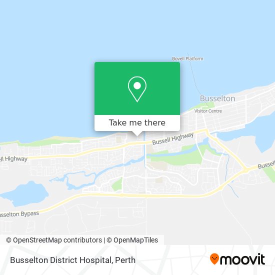 Busselton District Hospital map