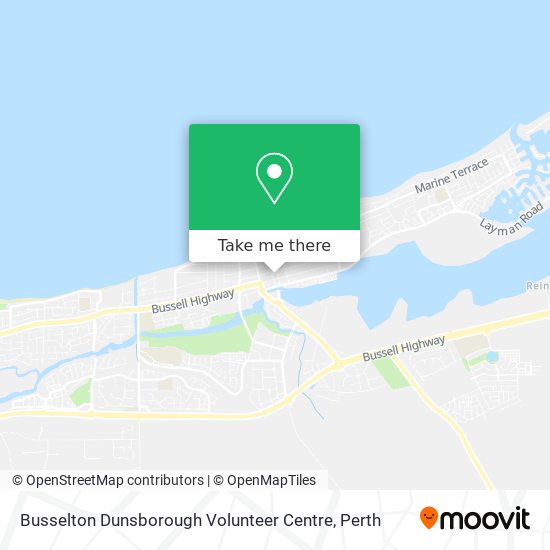 Mapa Busselton Dunsborough Volunteer Centre