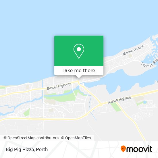 Mapa Big Pig Pizza