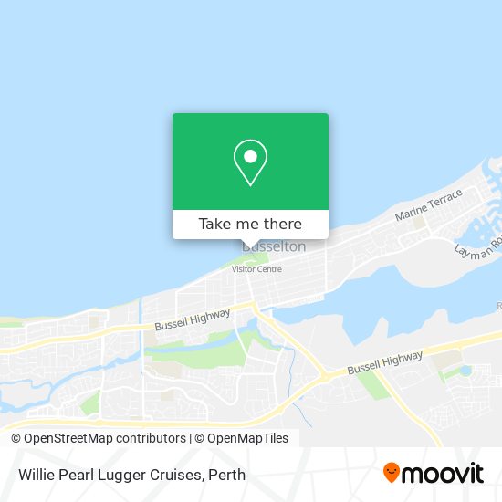 Willie Pearl Lugger Cruises map