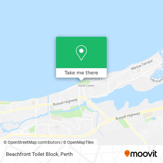 Beachfront Toilet Block map