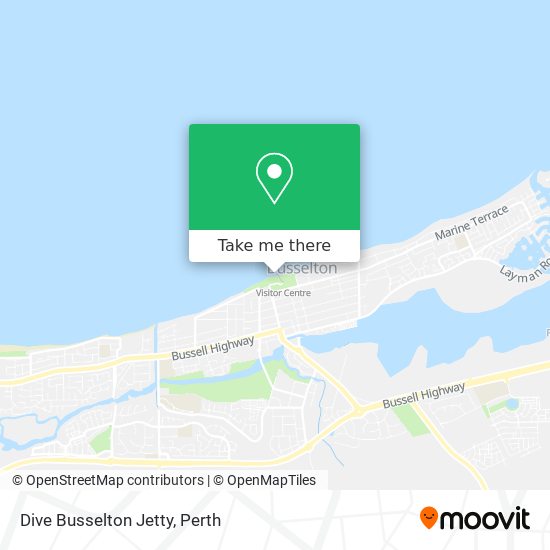 Dive Busselton Jetty map