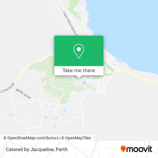 Catered by Jacqueline map