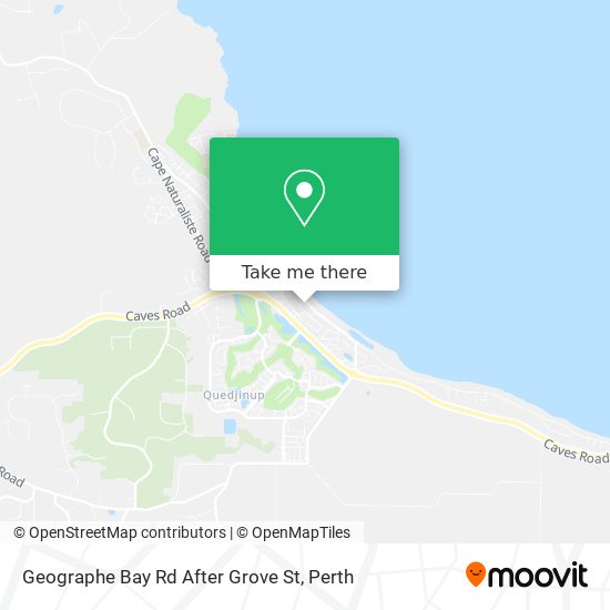 Geographe Bay Rd After Grove St map
