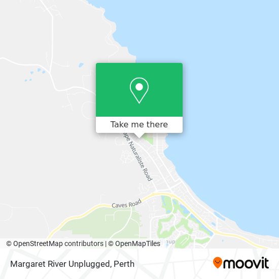 Mapa Margaret River Unplugged