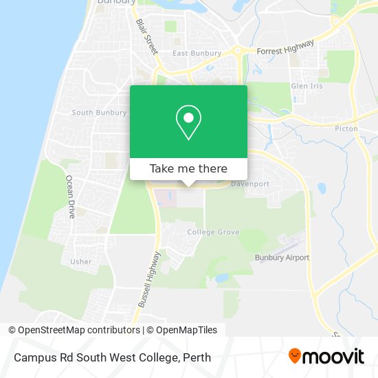 Campus Rd South West College map