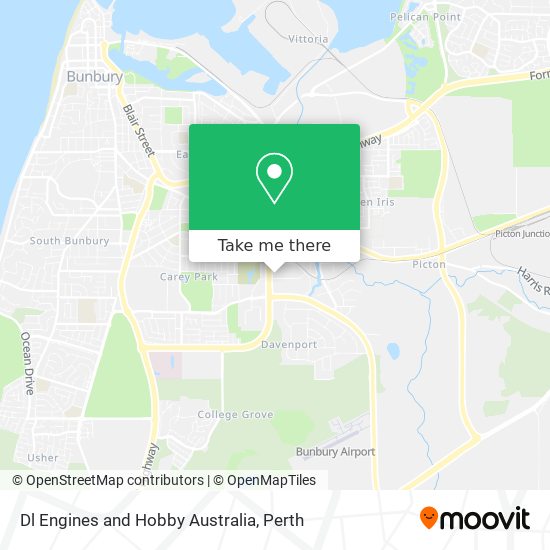 Dl Engines and Hobby Australia map