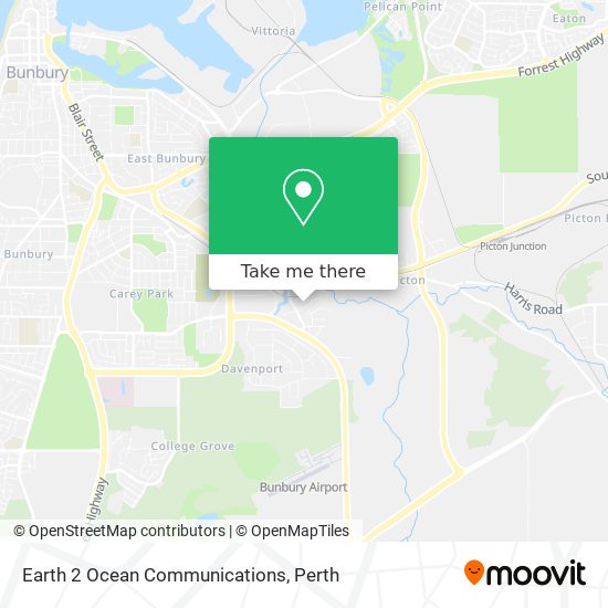 Earth 2 Ocean Communications map