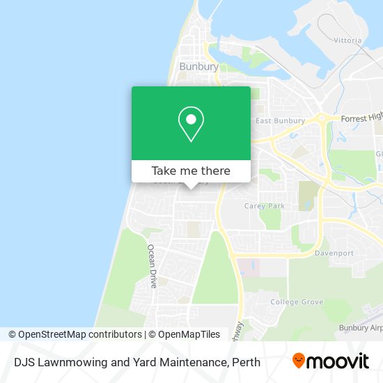 DJS Lawnmowing and Yard Maintenance map