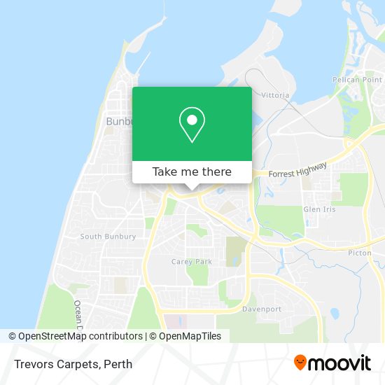 Trevors Carpets map