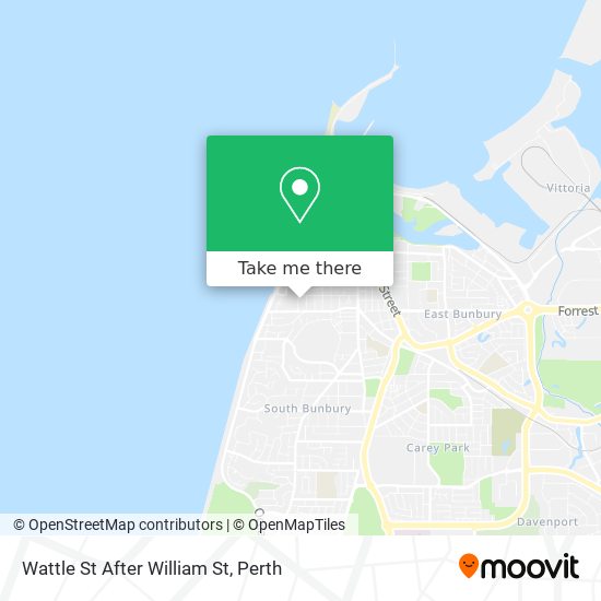 Wattle St After William St map