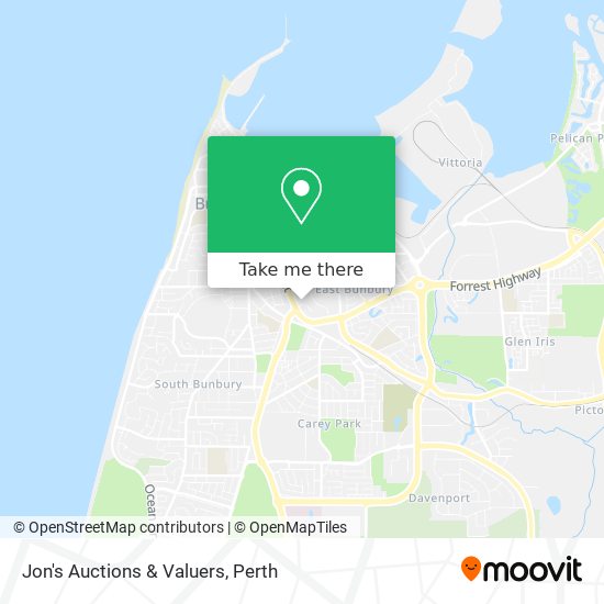 Jon's Auctions & Valuers map