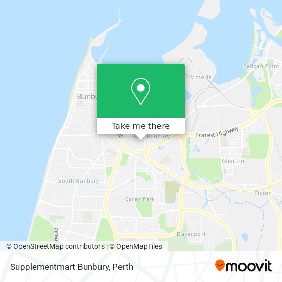 Supplementmart Bunbury map