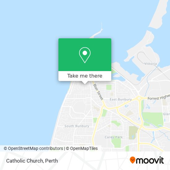 Catholic Church map