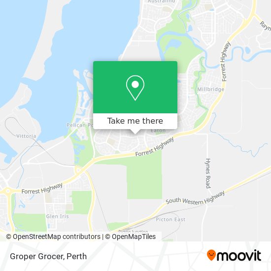 Groper Grocer map