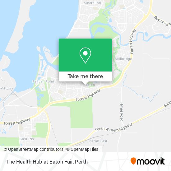 The Health Hub at Eaton Fair map