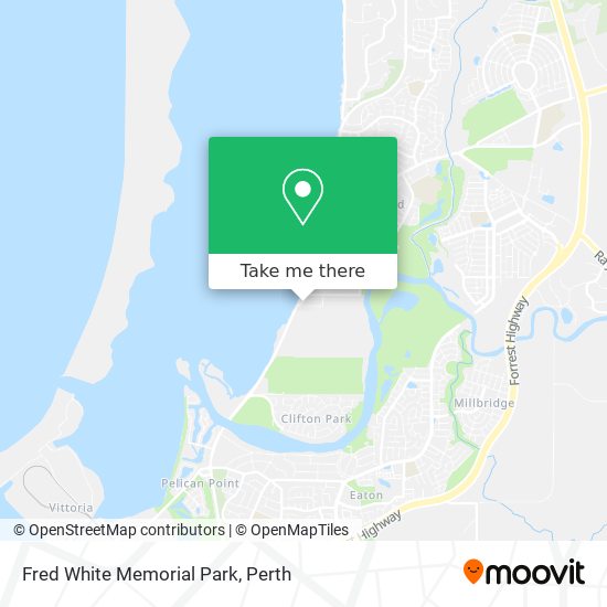 Fred White Memorial Park map