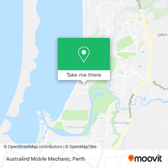 Australind Mobile Mechanic map