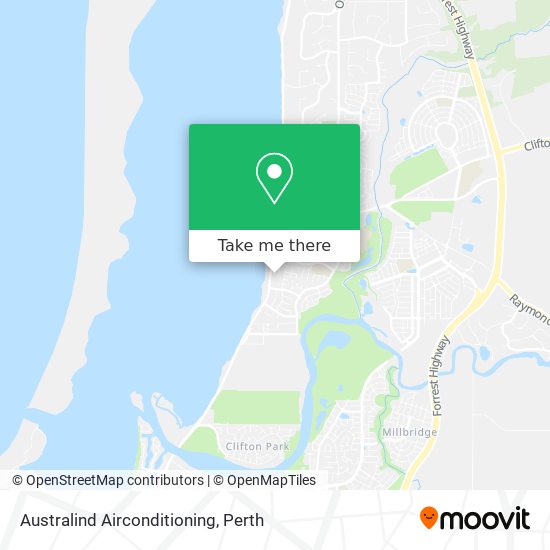 Australind Airconditioning map