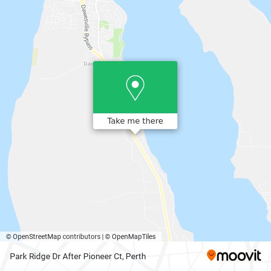 Park Ridge Dr After Pioneer Ct map