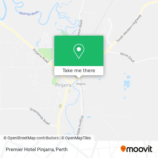 Premier Hotel Pinjarra map
