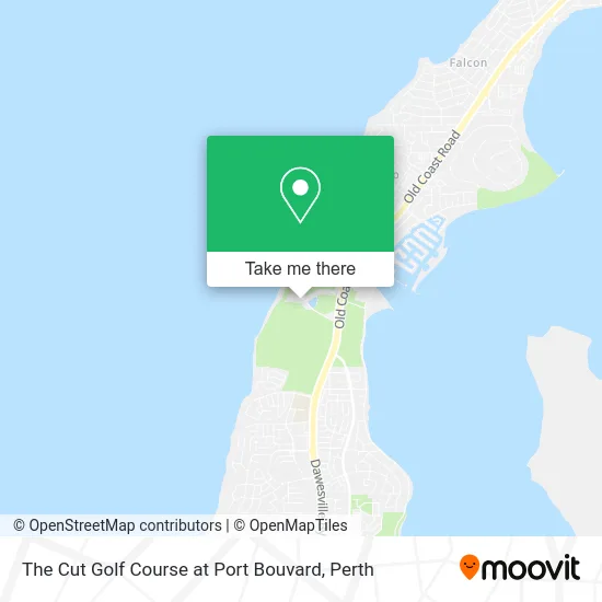 Mapa The Cut Golf Course at Port Bouvard