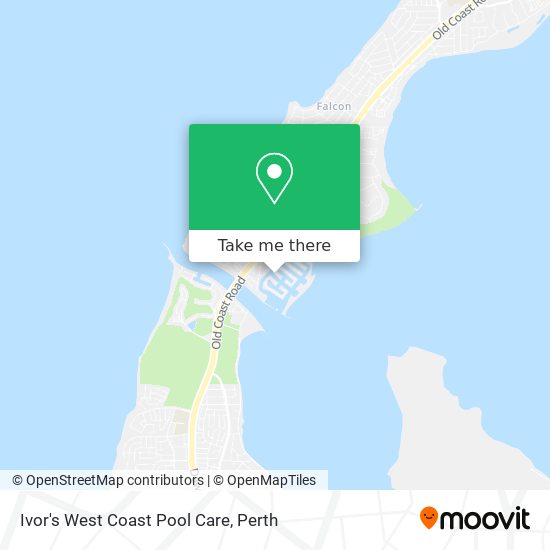 Mapa Ivor's West Coast Pool Care