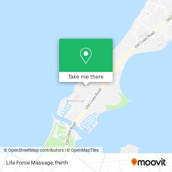 Life Force Massage map