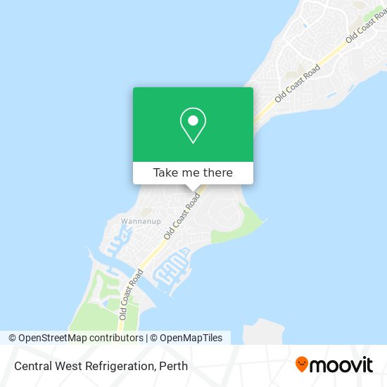 Central West Refrigeration map