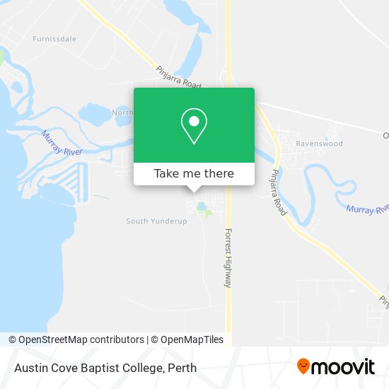Austin Cove Baptist College map