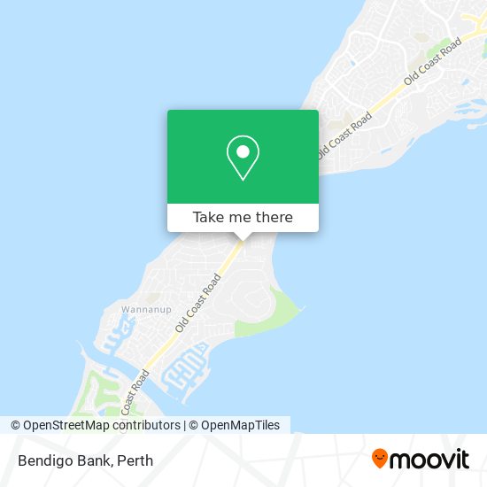 Bendigo Bank map