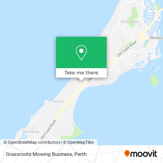 Grassroots Mowing Business map