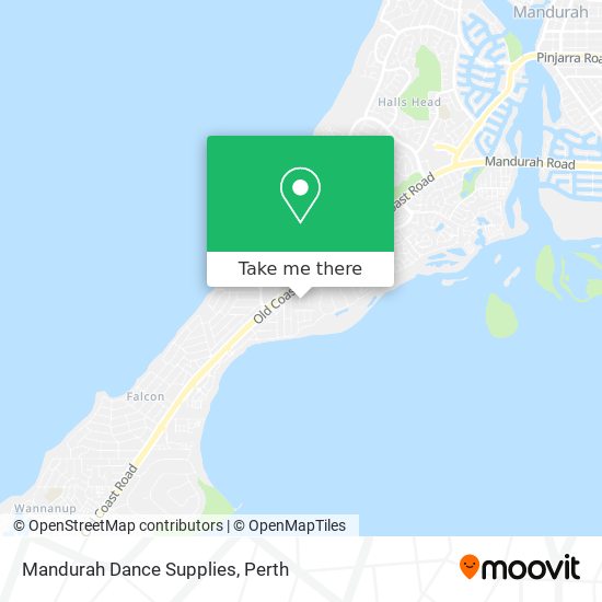 Mapa Mandurah Dance Supplies