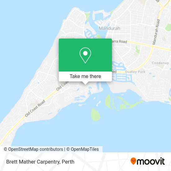 Mapa Brett Mather Carpentry