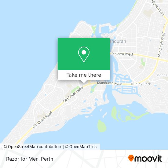 Razor for Men map