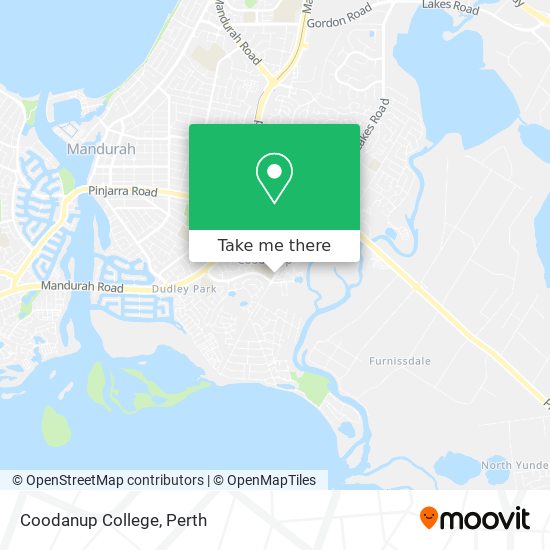 Coodanup College map