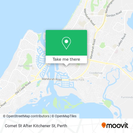 Comet St After Kitchener St map