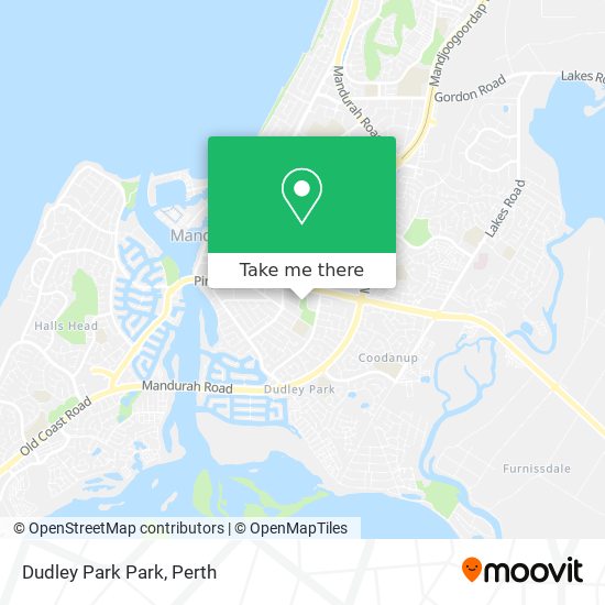 Mapa Dudley Park Park