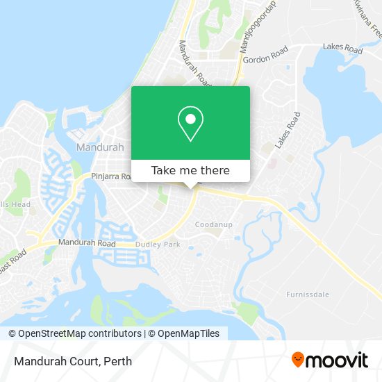 Mandurah Court map