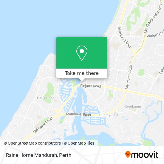 Raine Horne Mandurah map