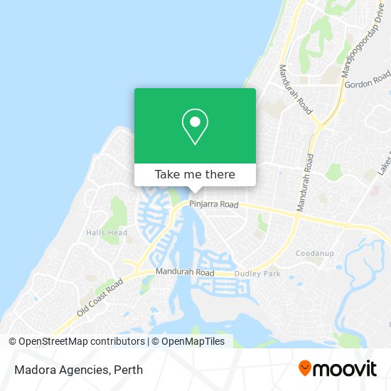 Madora Agencies map