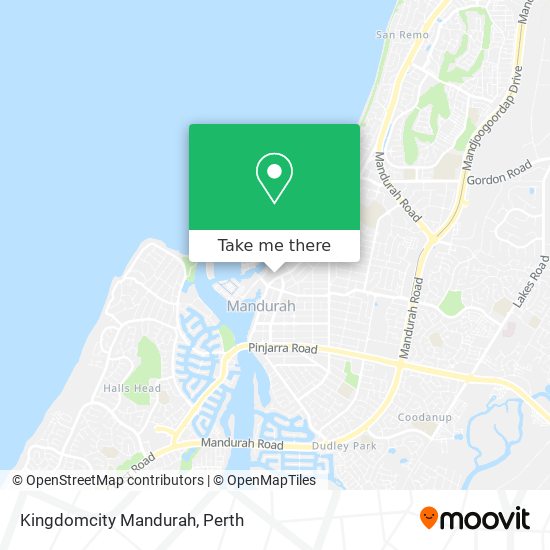 Kingdomcity Mandurah map