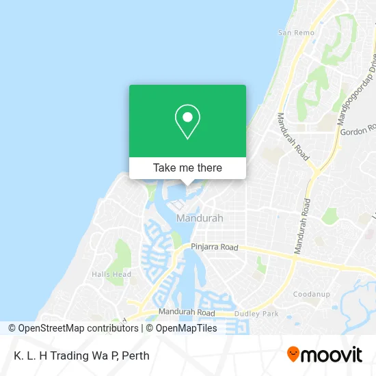 Mapa K. L. H Trading Wa P