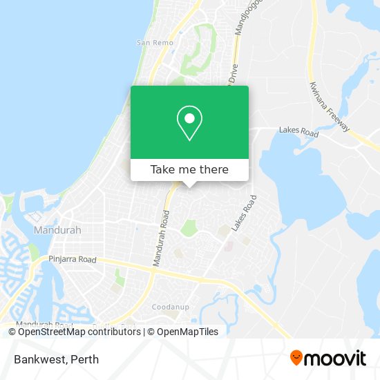 Bankwest map