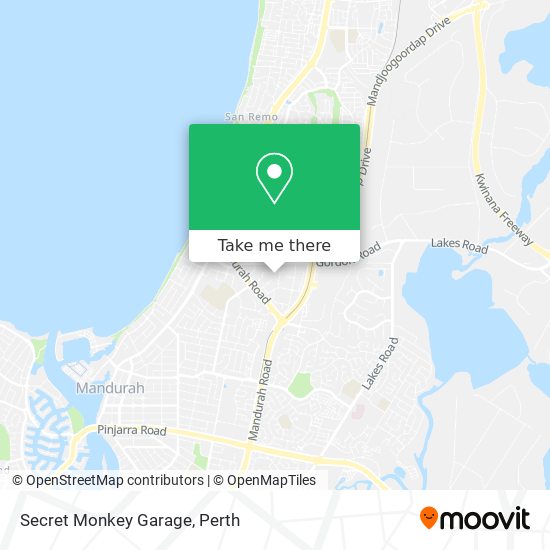 Secret Monkey Garage map