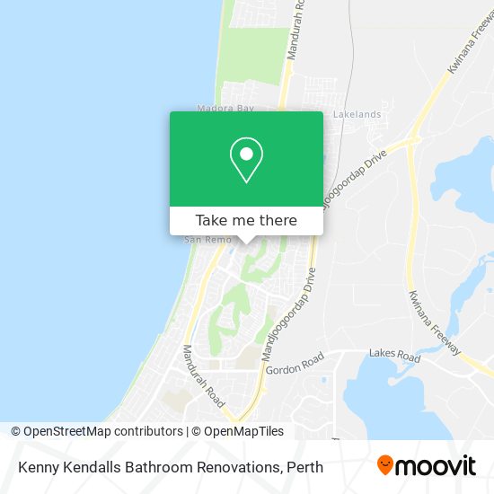 Kenny Kendalls Bathroom Renovations map