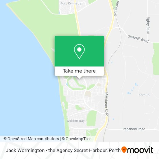 Mapa Jack Wormington - the Agency Secret Harbour