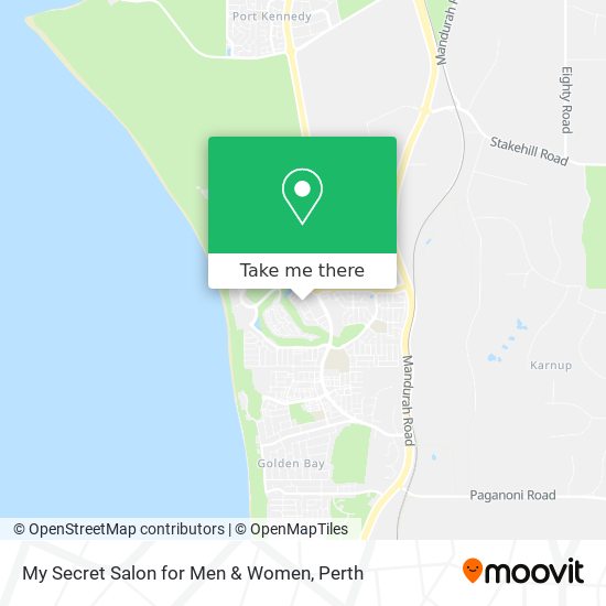 My Secret Salon for Men & Women map